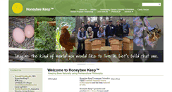 Desktop Screenshot of honeybeekeep.com